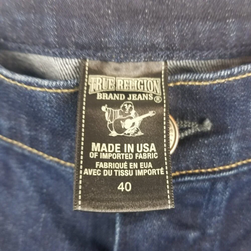 True Religion Men's Bobby Baggy Jeans Sz 40